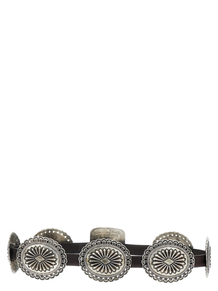 Decorative Buckles Belt Cinture Marrone