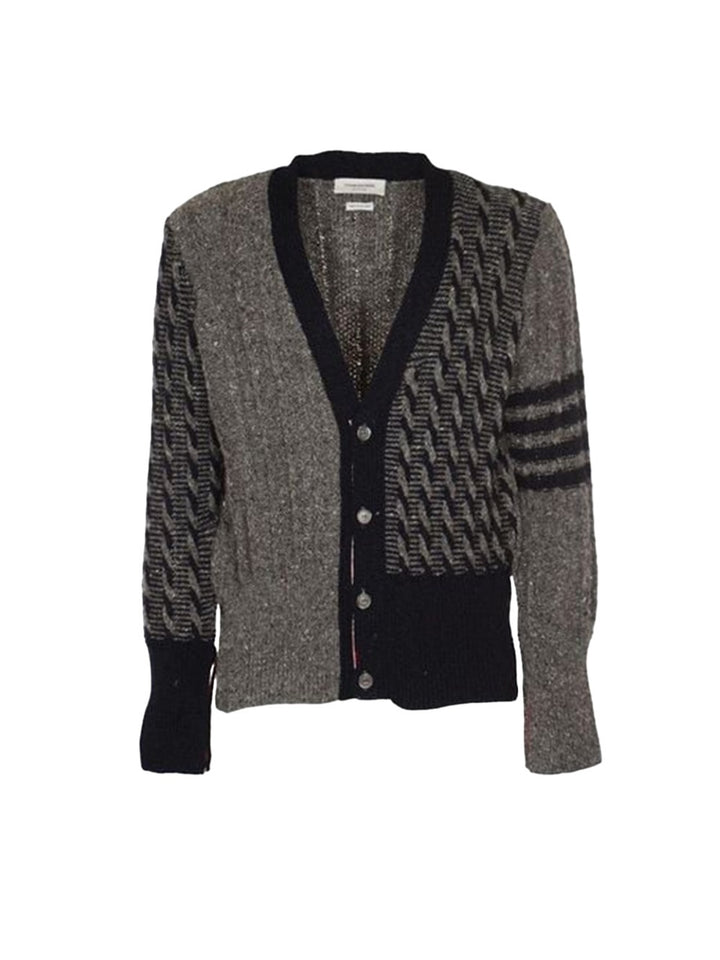 Cardigan con dettaglio a 4 righe