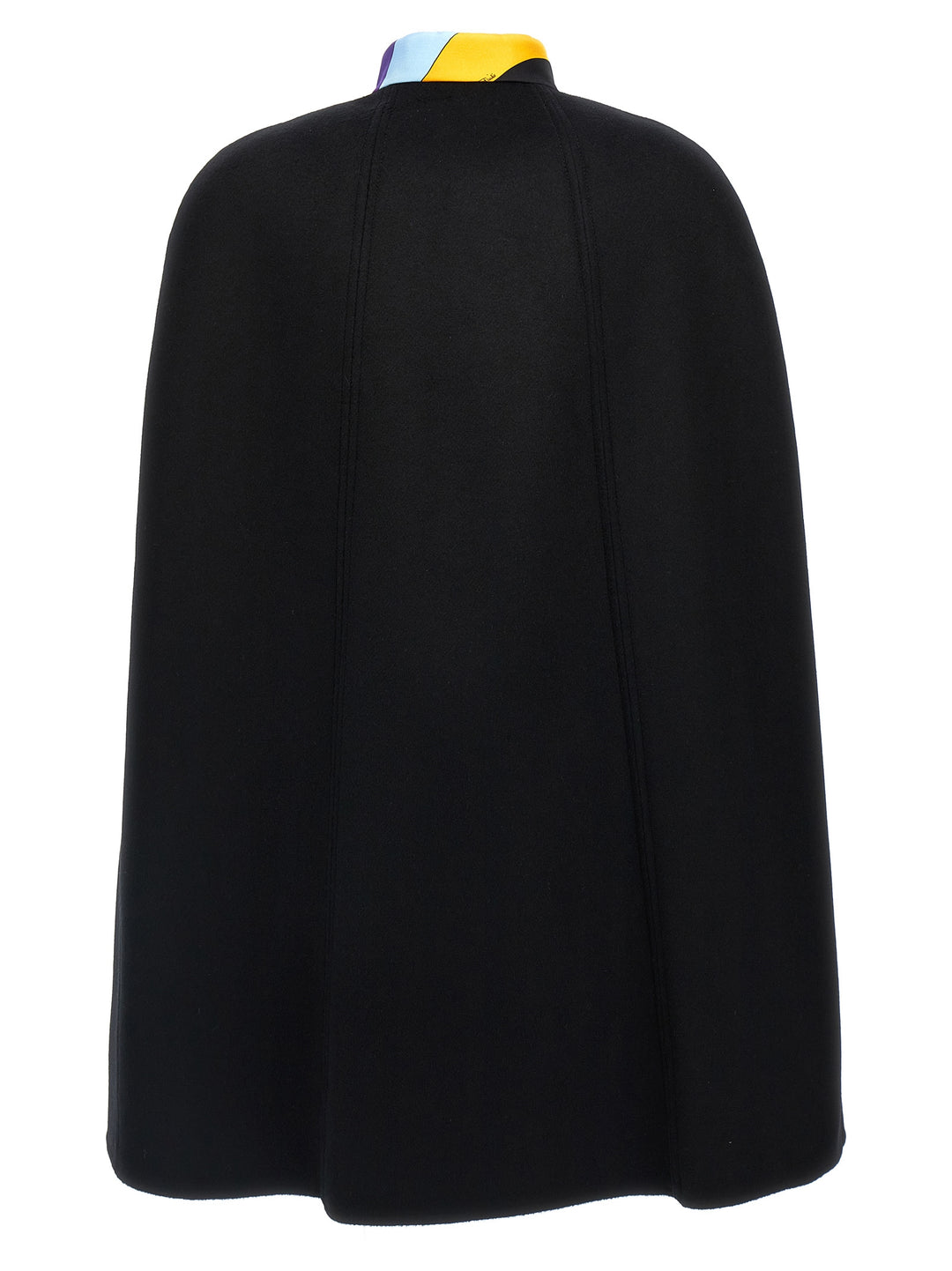 Wool Cape Mantelle Nero