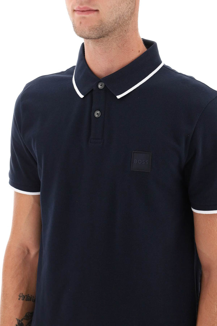 Polo Slim Fit Passertip In Piqué