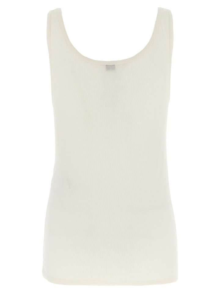 Rib Top Top Bianco