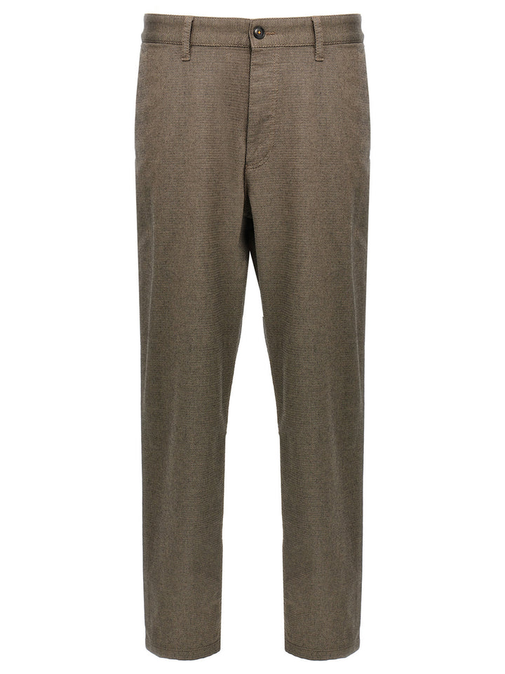 Cotton Trousers Pantaloni Marrone