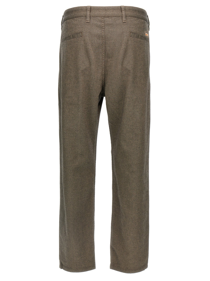 Cotton Trousers Pantaloni Marrone