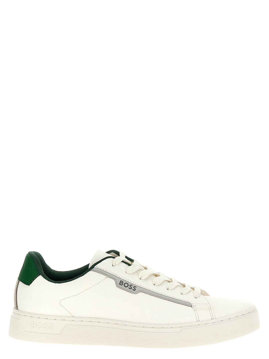 Leather Sneakers Bianco