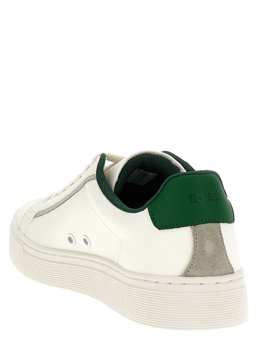 Leather Sneakers Bianco