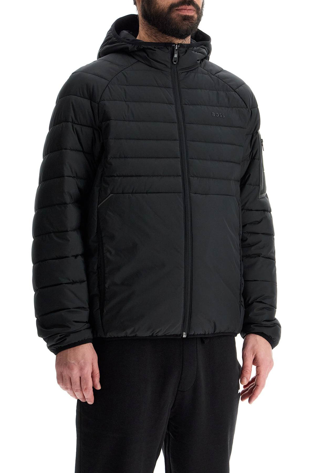 Piumino J Thor 2 Con Cappuccio Nero Oversize