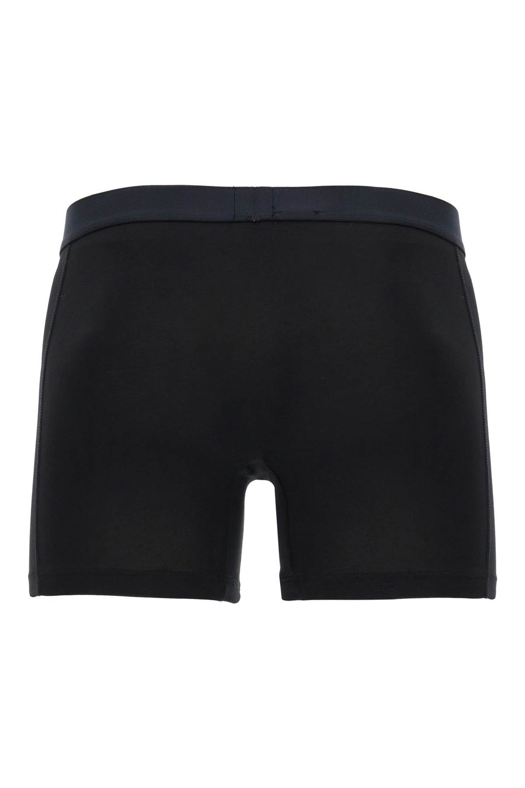 Boxer Slim Fit Nero In Cotone Con Elastico Logato