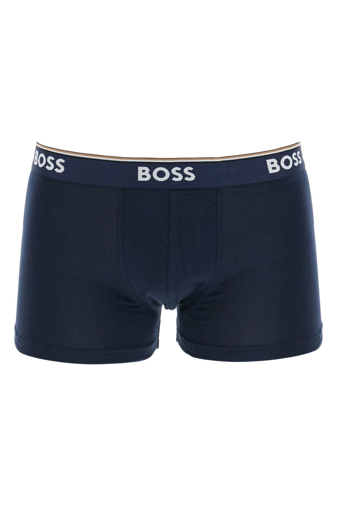 Boxer Slim Fit Blu Scuro E Fantasia Set 3 Pezzi Cotone Elasticizzato