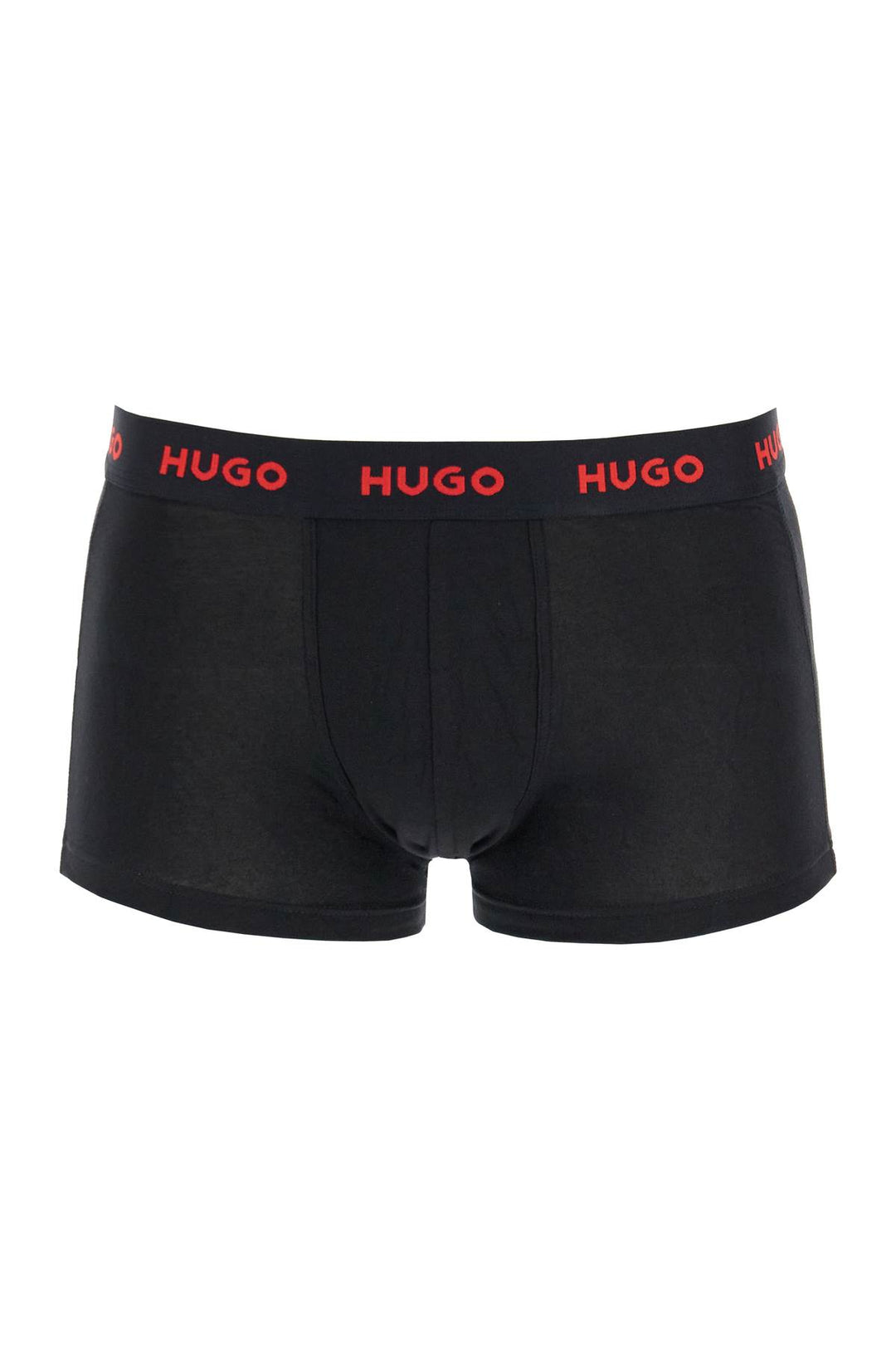 Set 3 Boxer Cotone Nero Comodi Con Logo