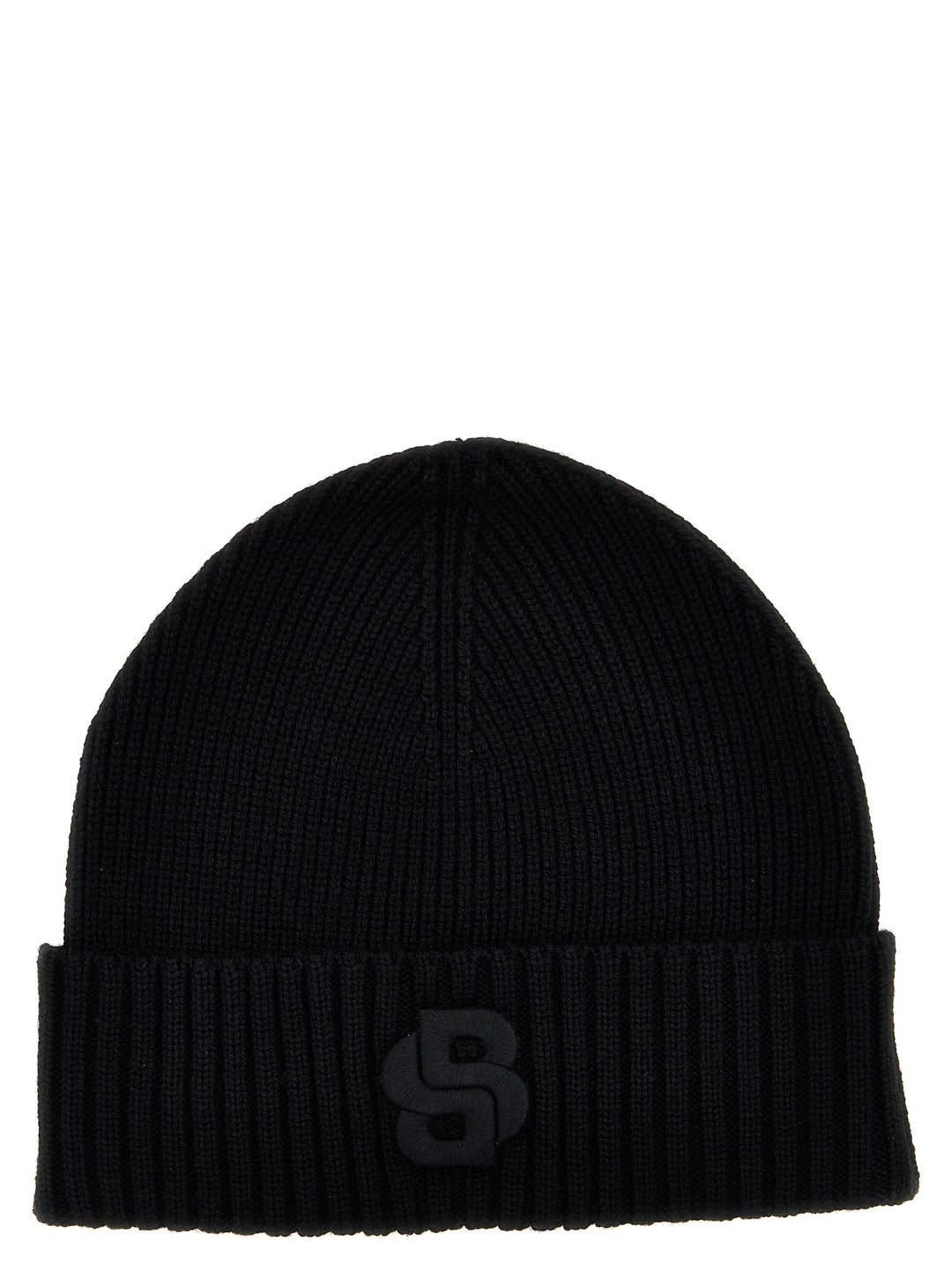 Logo Embroidery Beanie Cappelli Nero