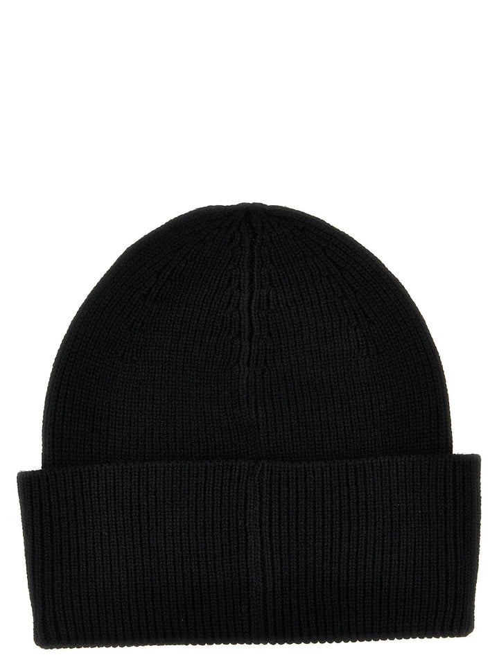 Logo Embroidery Beanie Cappelli Nero