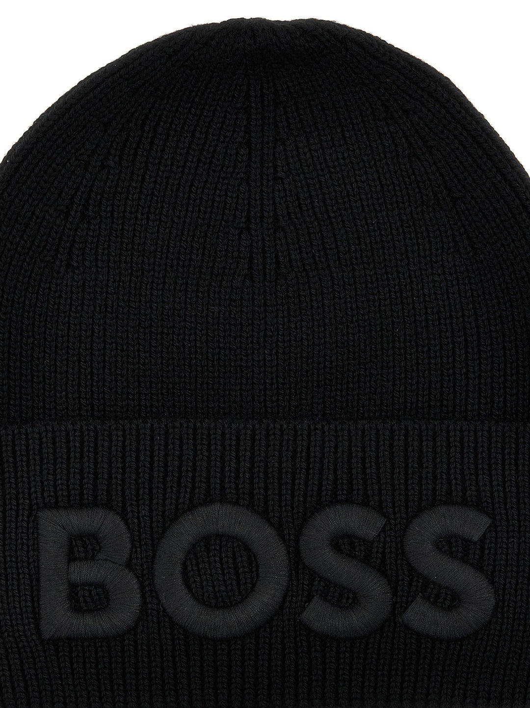 Logo Embroidery Beanie Cappelli Nero