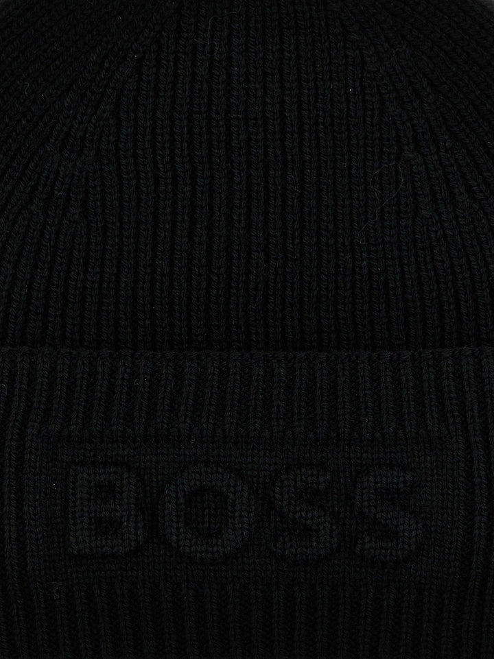 Logo Beanie Cappelli Nero