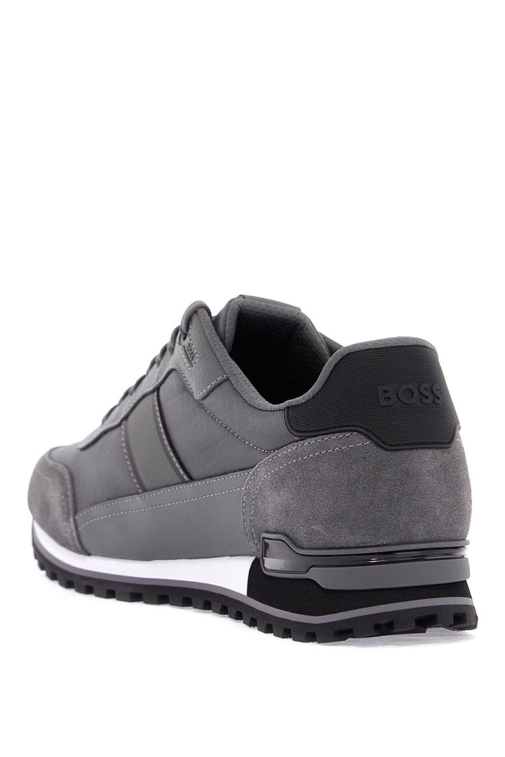 Sneakers Parkour L Runn Rsmx Grigio Scuro Tessuto E Suede