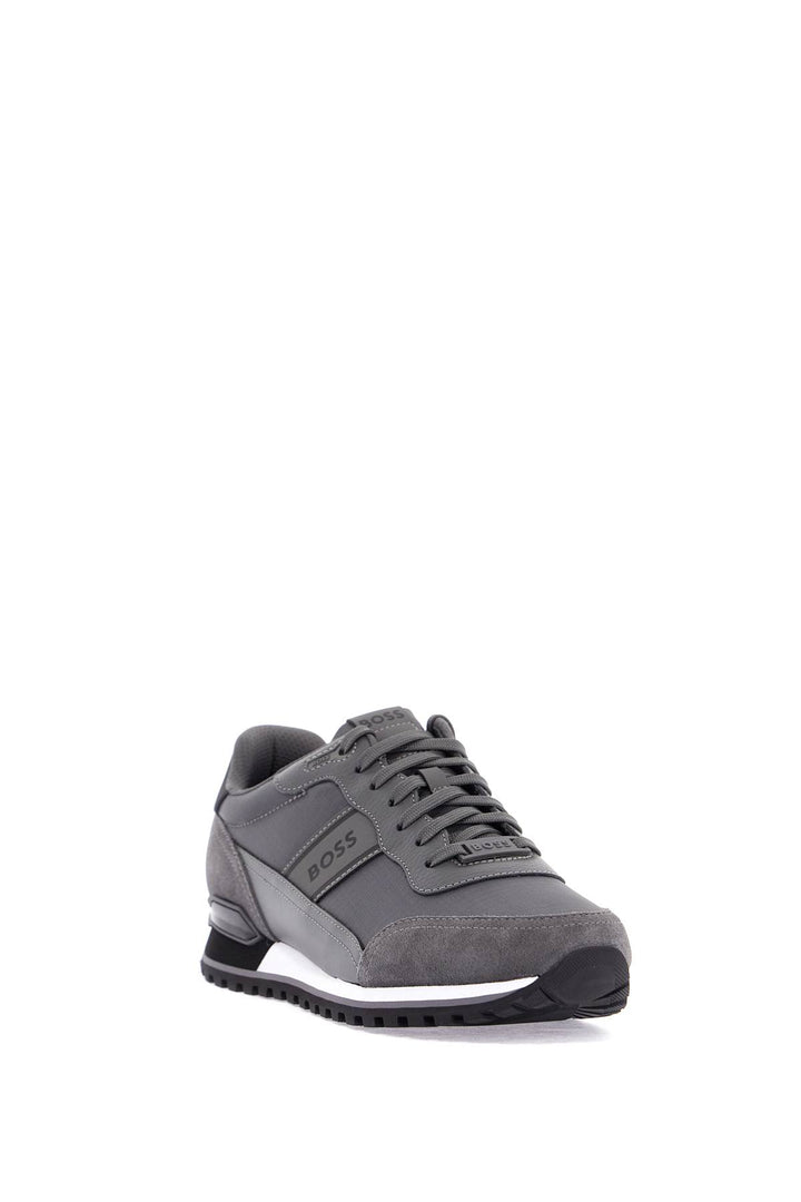 Sneakers Parkour L Runn Rsmx Grigio Scuro Tessuto E Suede