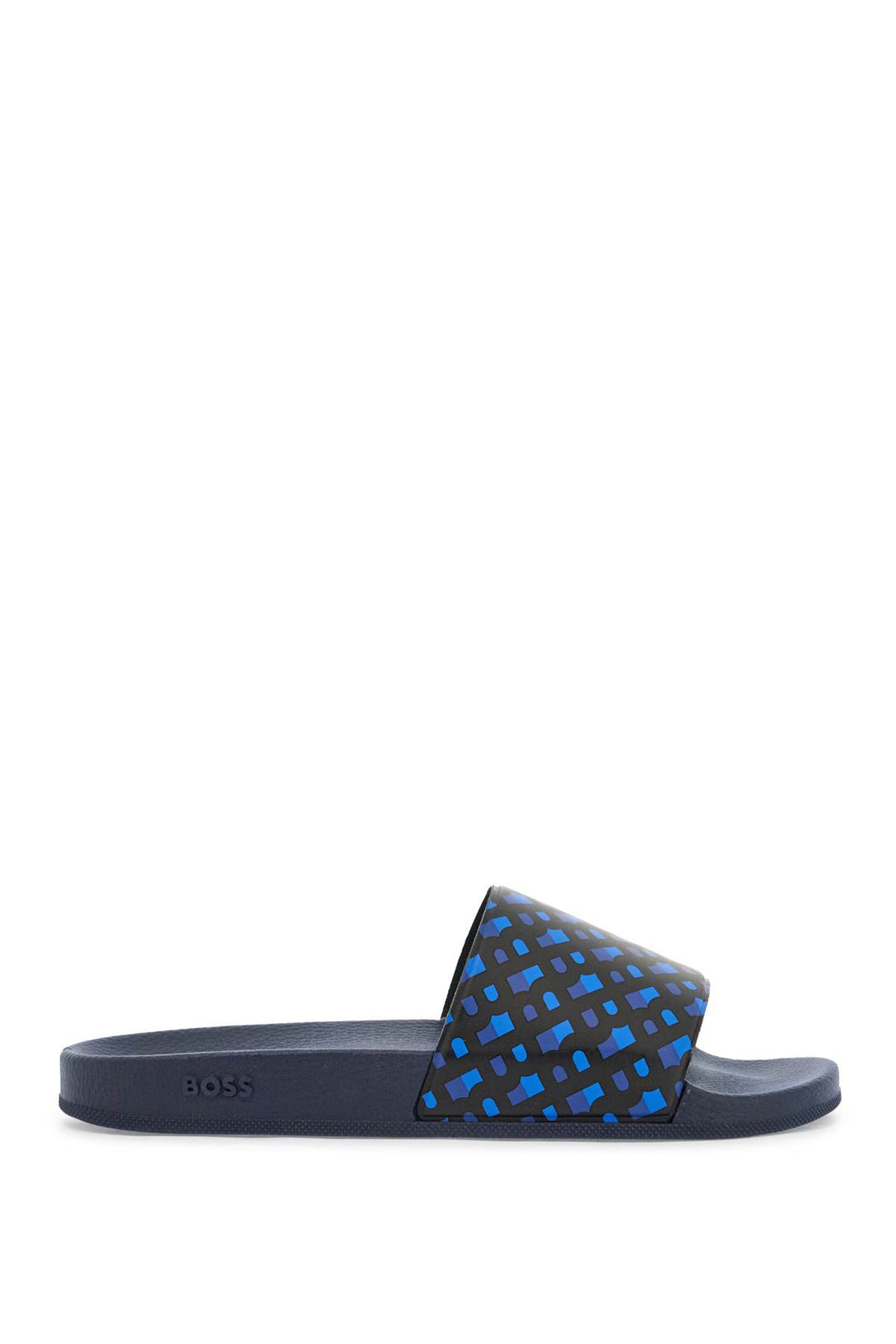 Slipper Aperte Geometriche Blu Bay Slid Mn