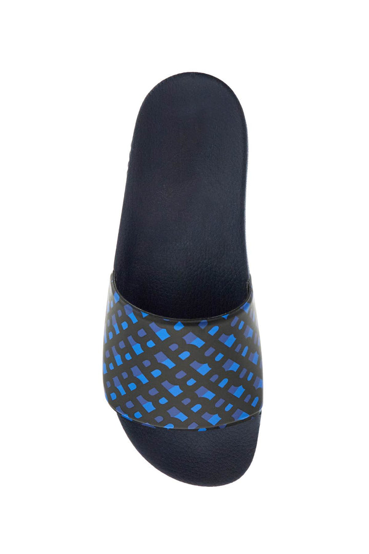 Slipper Aperte Geometriche Blu Bay Slid Mn