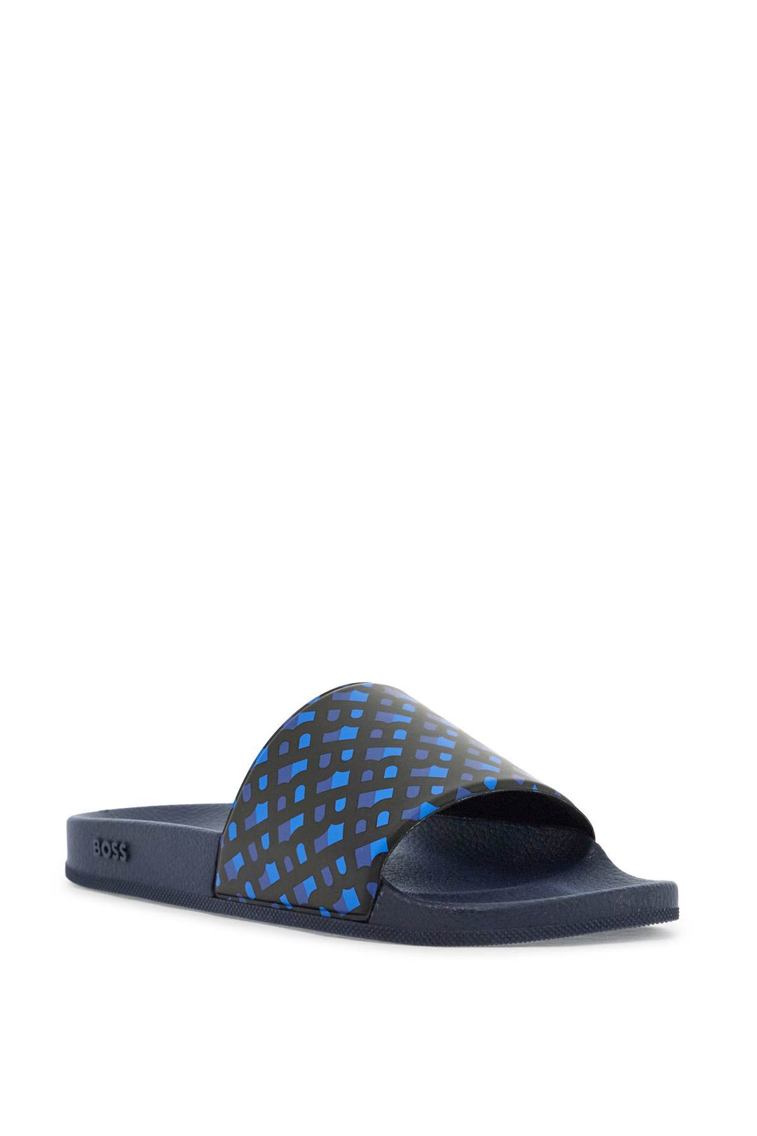 Slipper Aperte Geometriche Blu Bay Slid Mn