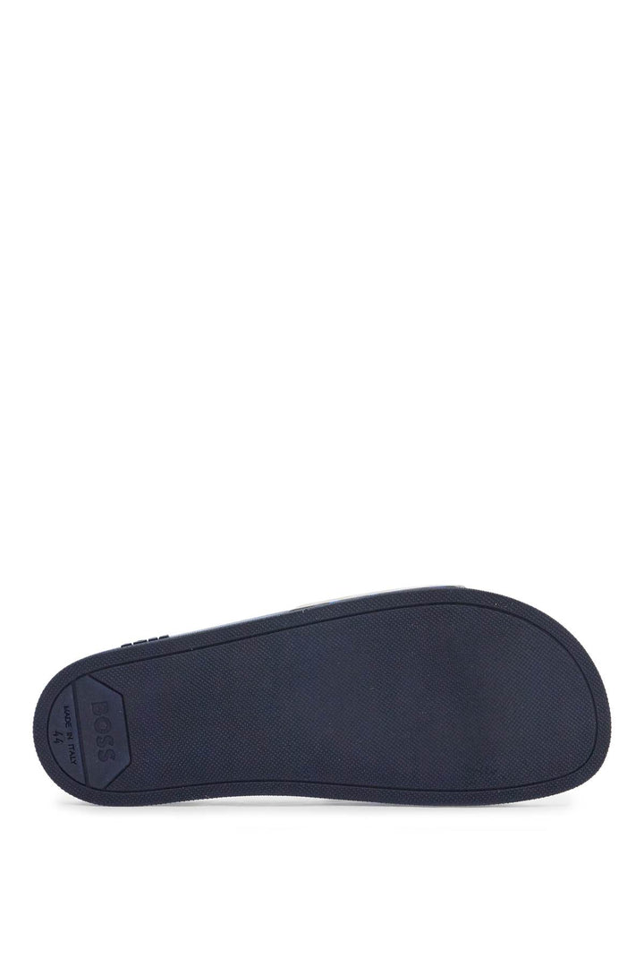 Slipper Aperte Geometriche Blu Bay Slid Mn