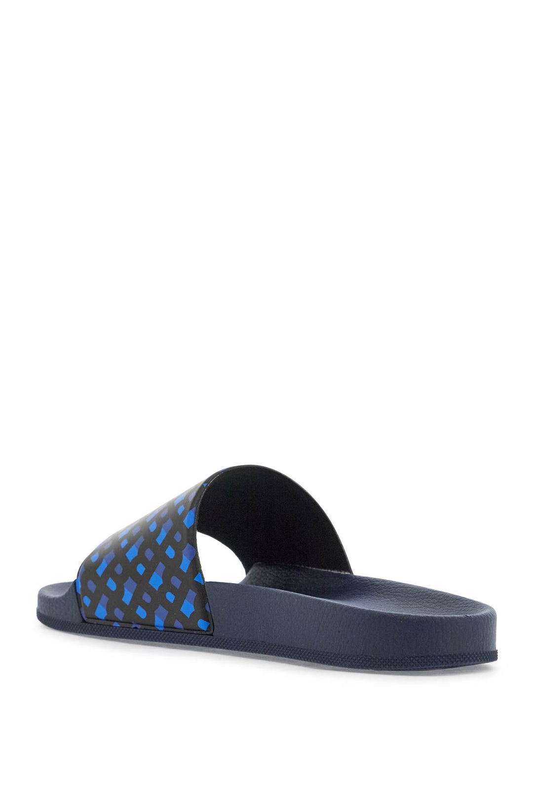 Slipper Aperte Geometriche Blu Bay Slid Mn