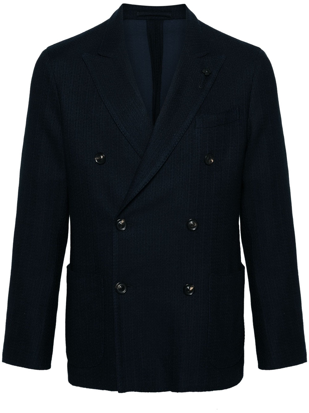 blazer in maglia doppiopetto