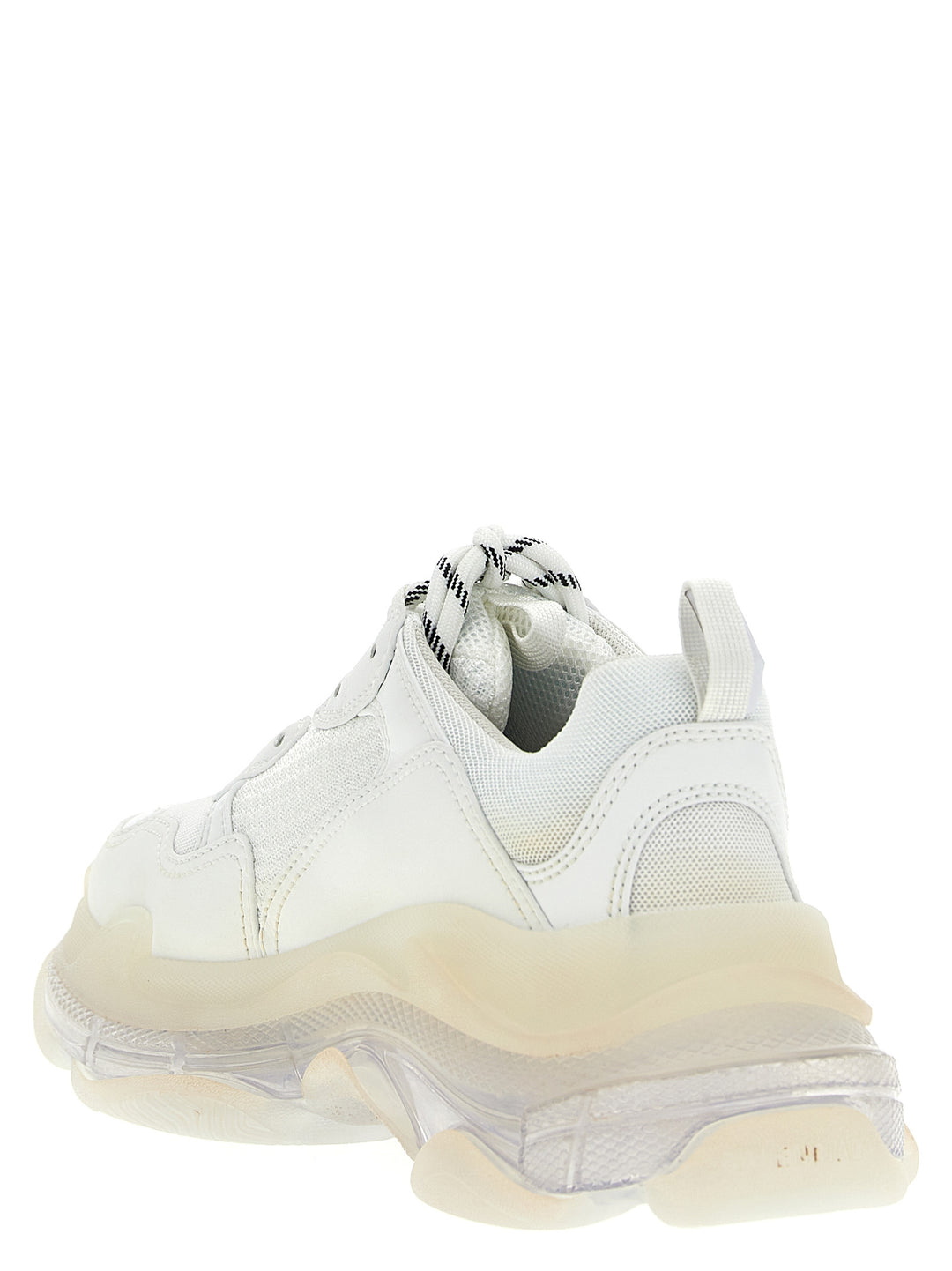 Triple S Clear Sole Sneakers Bianco