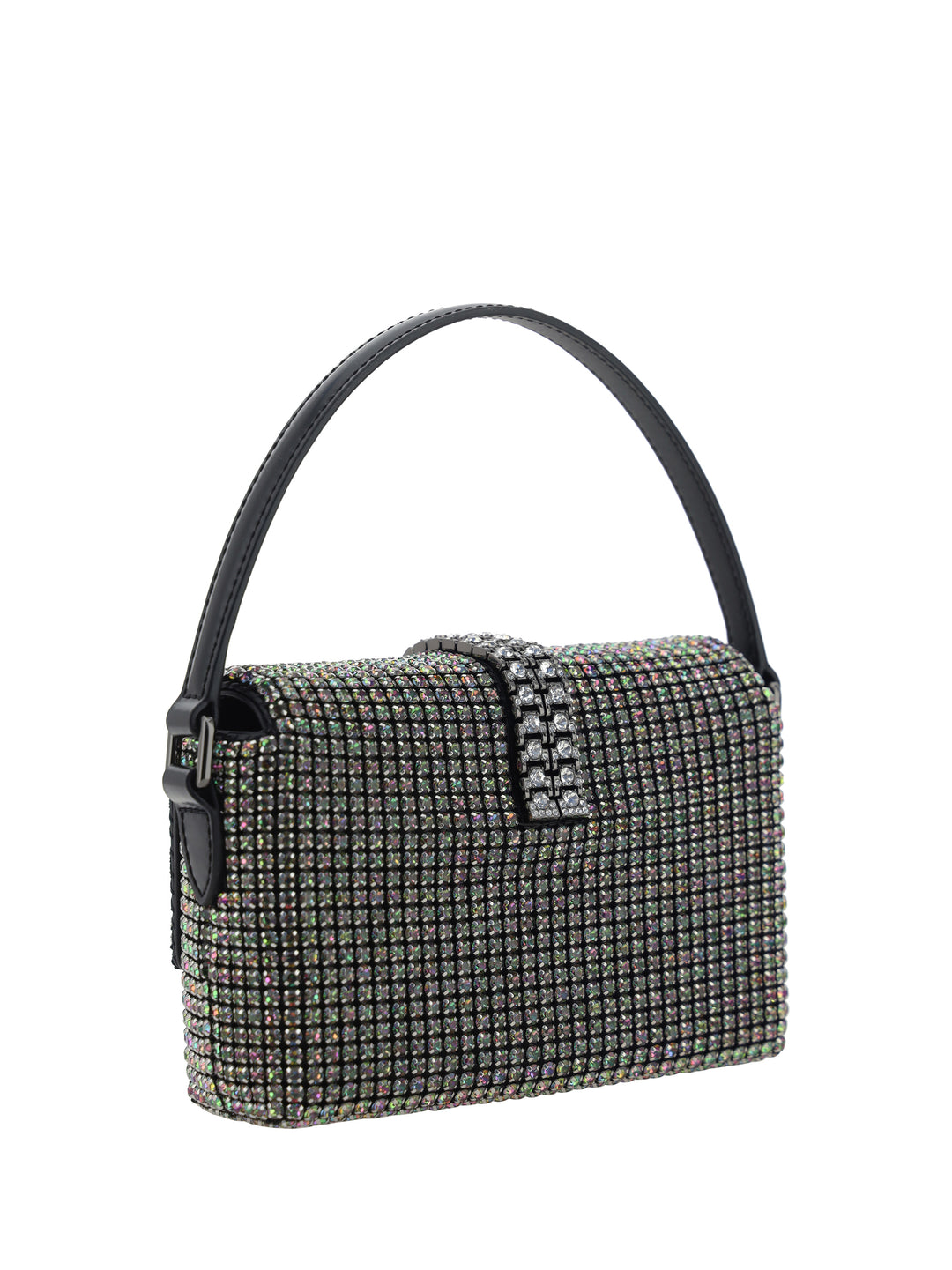 Borsa a Mano Baguette Strass