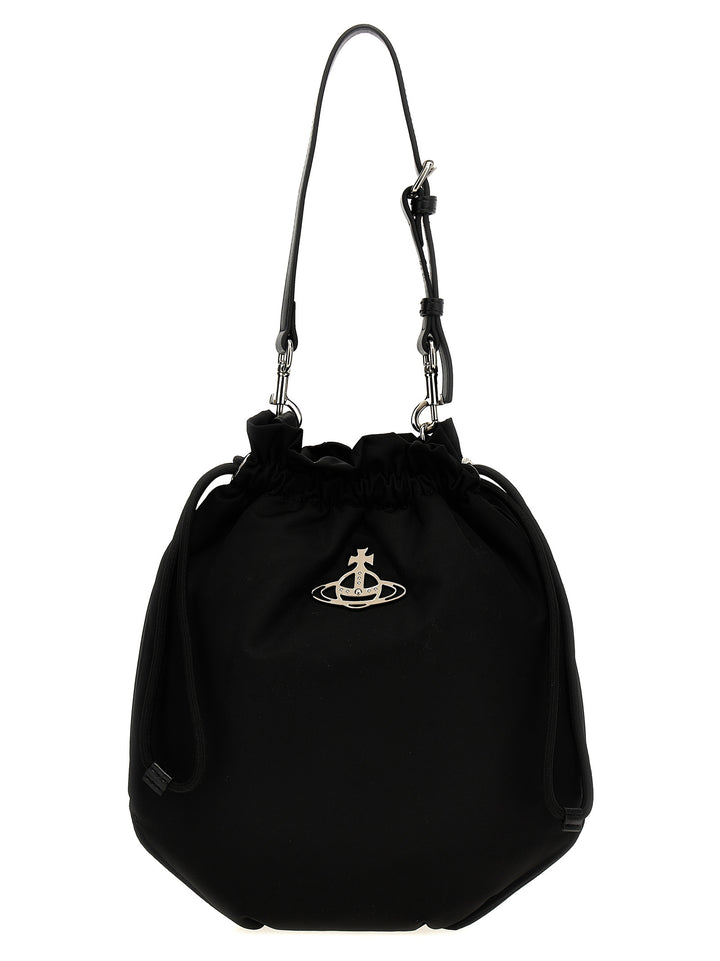 Drawstring Pouch Borse A Mano Nero