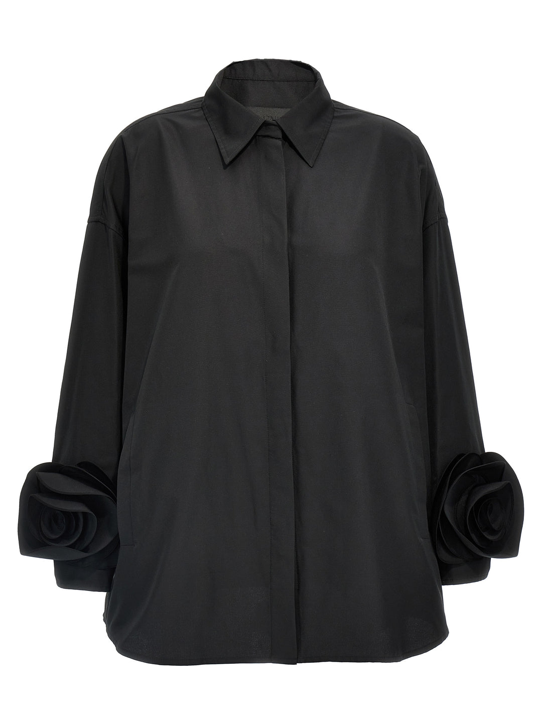 Valentino Micro Faille Overshirt Giacche Nero