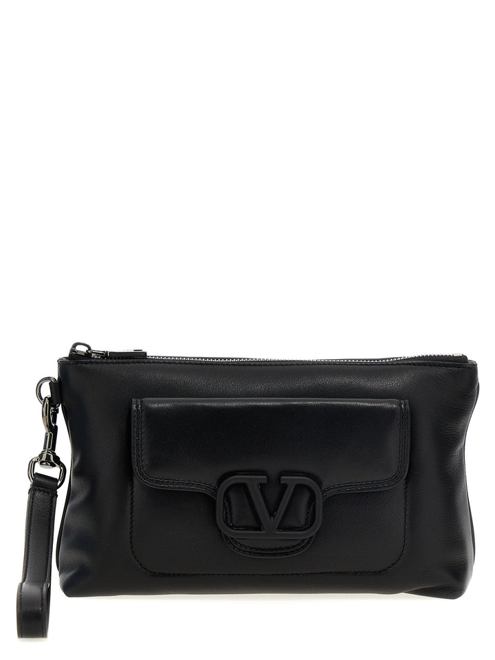 Vlogo Signature Clutch Nero