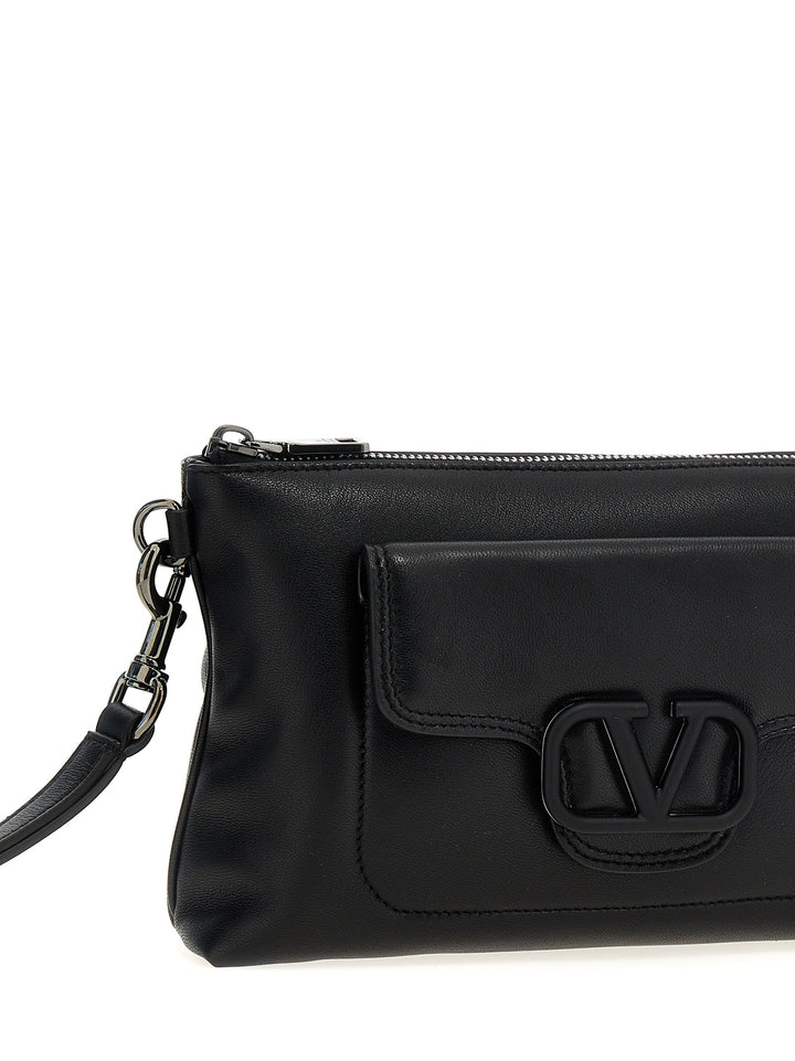 Vlogo Signature Clutch Nero