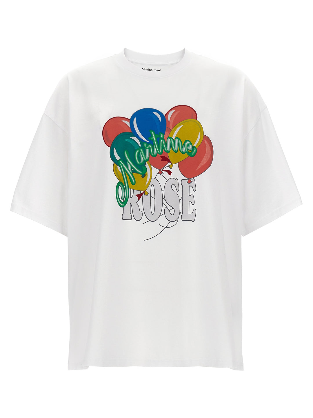 Logo Print T Shirt Bianco