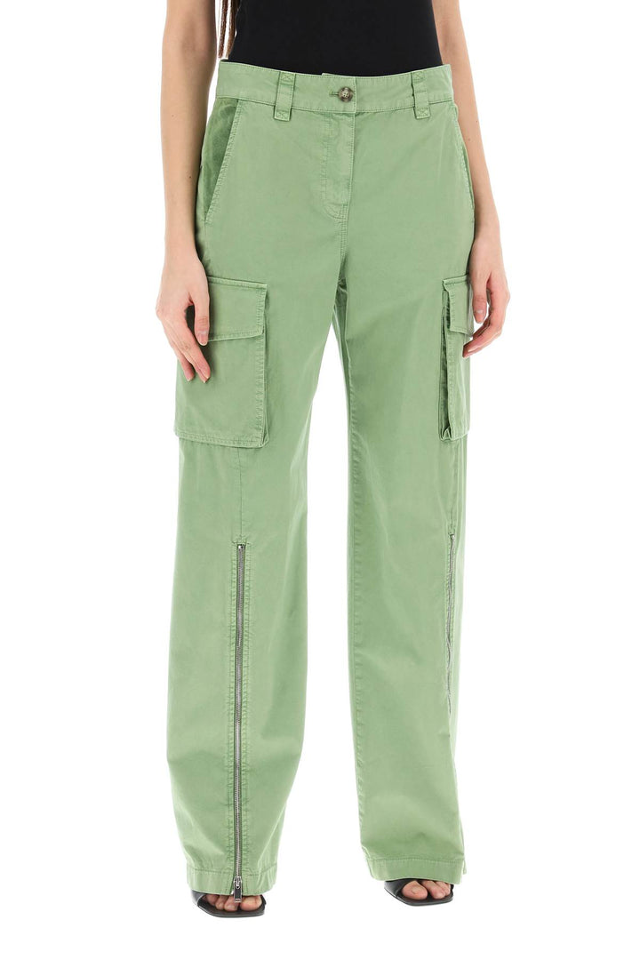 Pantaloni Cargo In Cotone Biologico