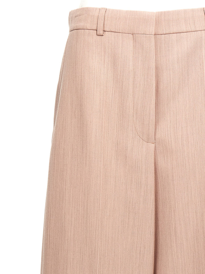 Loose Leg Pantaloni Rosa