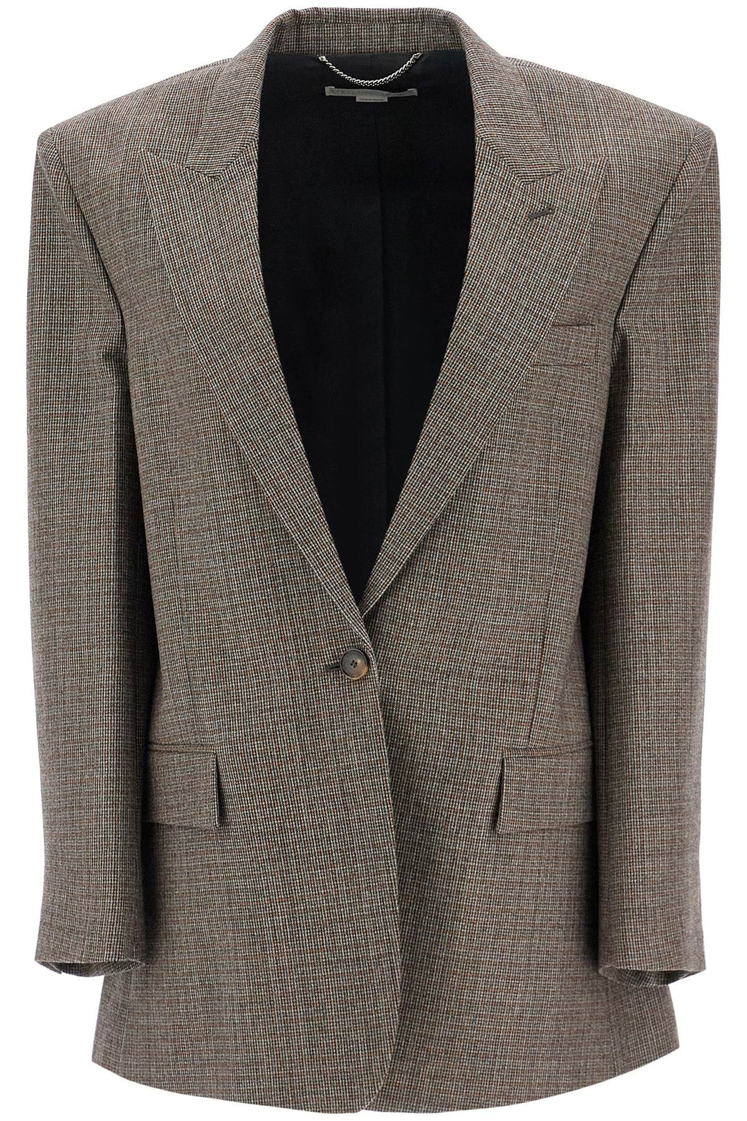 Blazer Monopetto In Pied De Poule