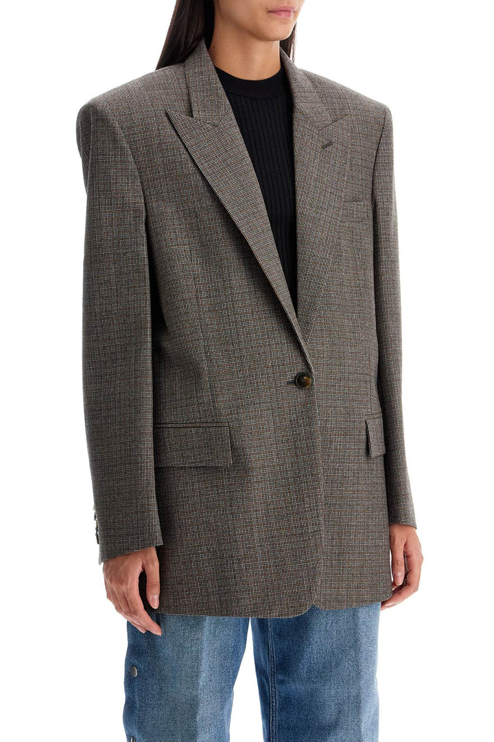 Blazer Monopetto In Pied De Poule