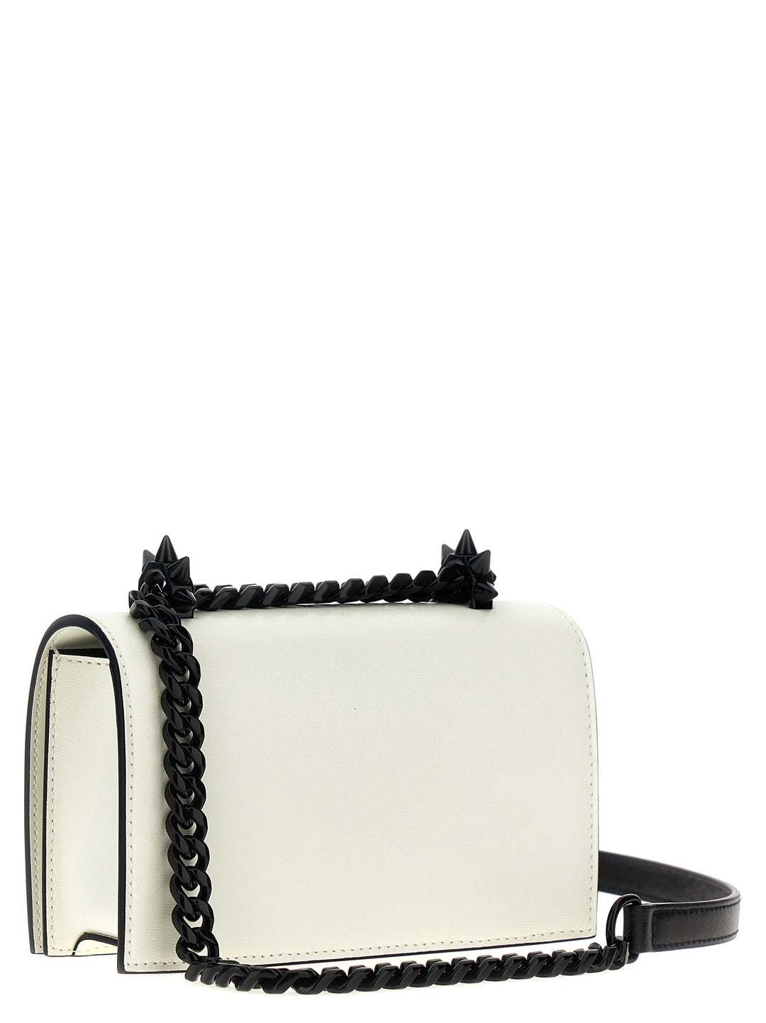 Mini Jewelled Satchel Borse A Spalla Bianco/Nero