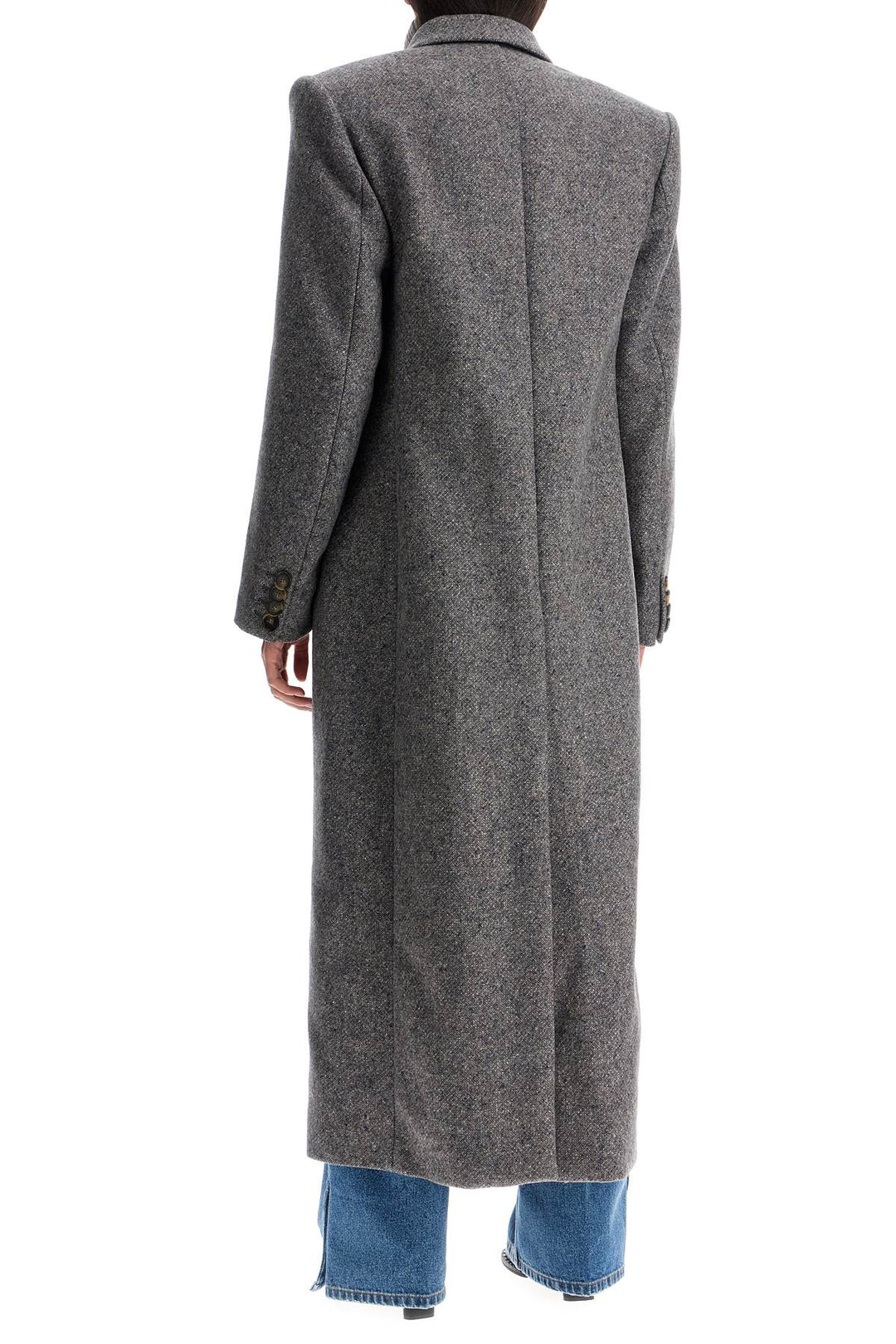 Maxi Cappotto In Tweed