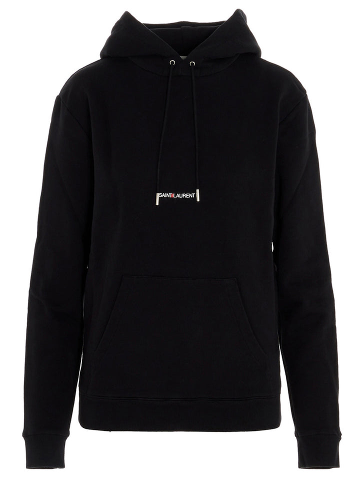 Logo Print Hoodie Felpe Nero