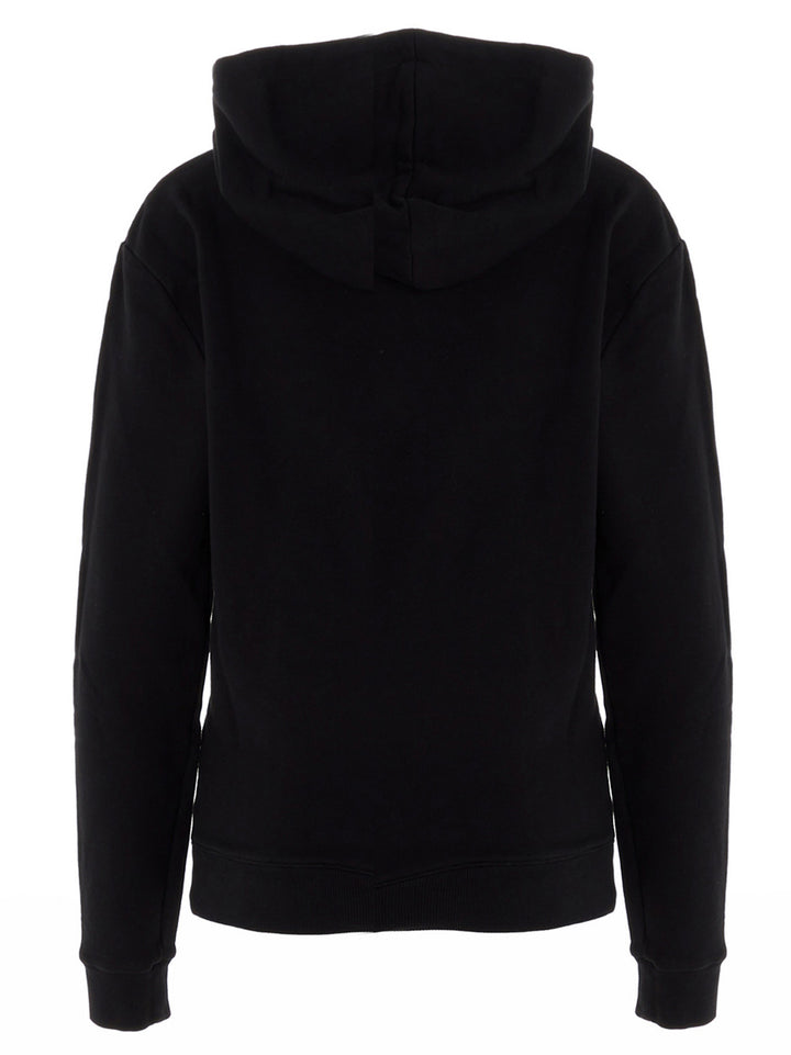 Logo Print Hoodie Felpe Nero