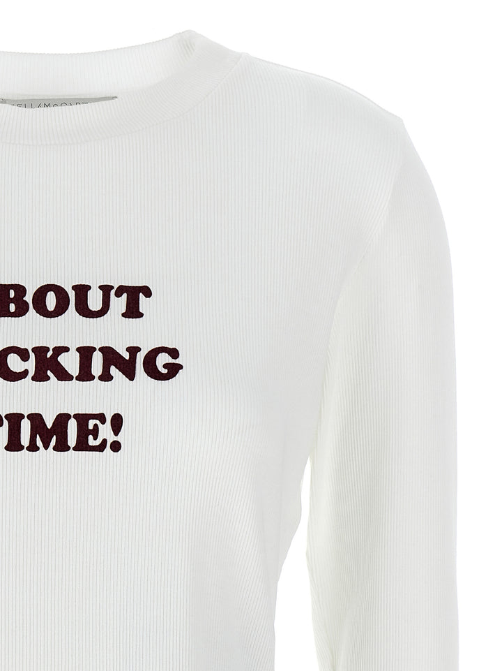 About F* Time T Shirt Bianco