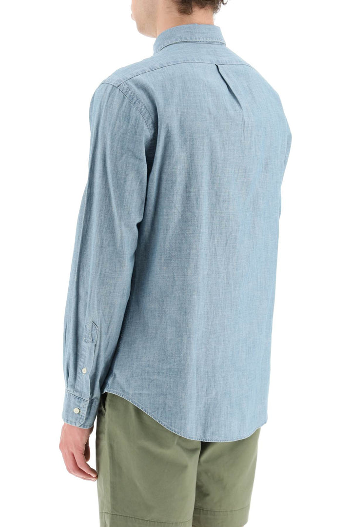 Camicia Slim Fit In Chambray