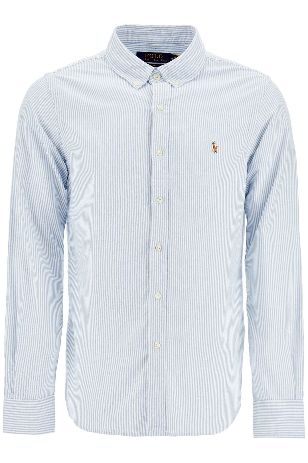 Camicia Slim Fit In Oxford A Righe