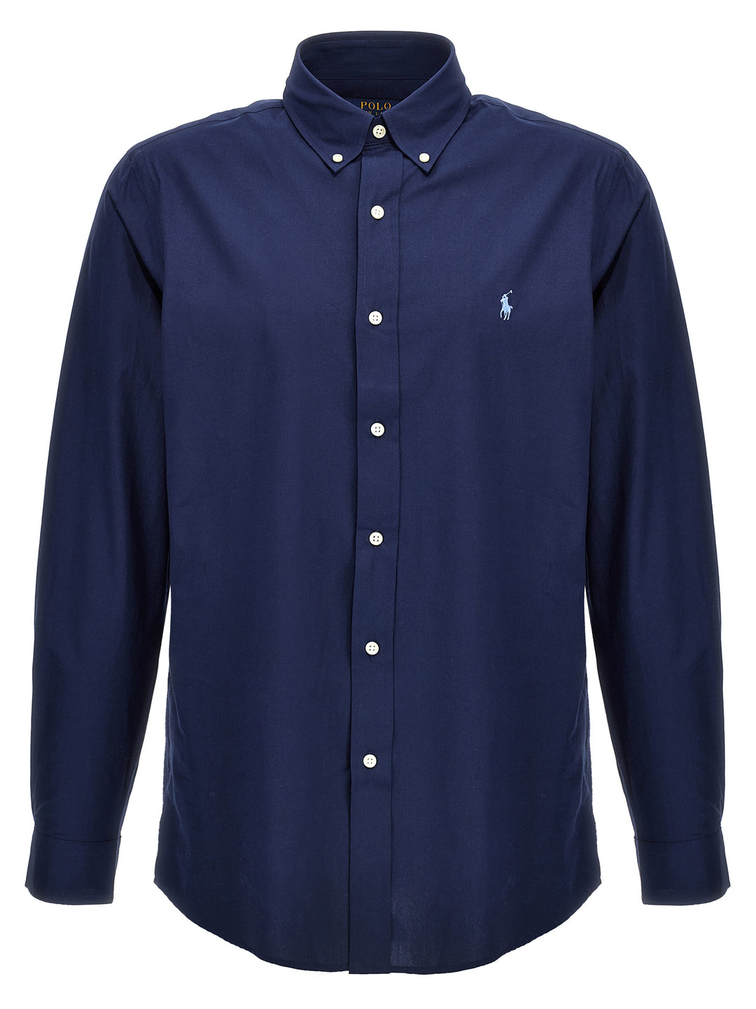 Logo Embroidery Shirt Camicie Blu