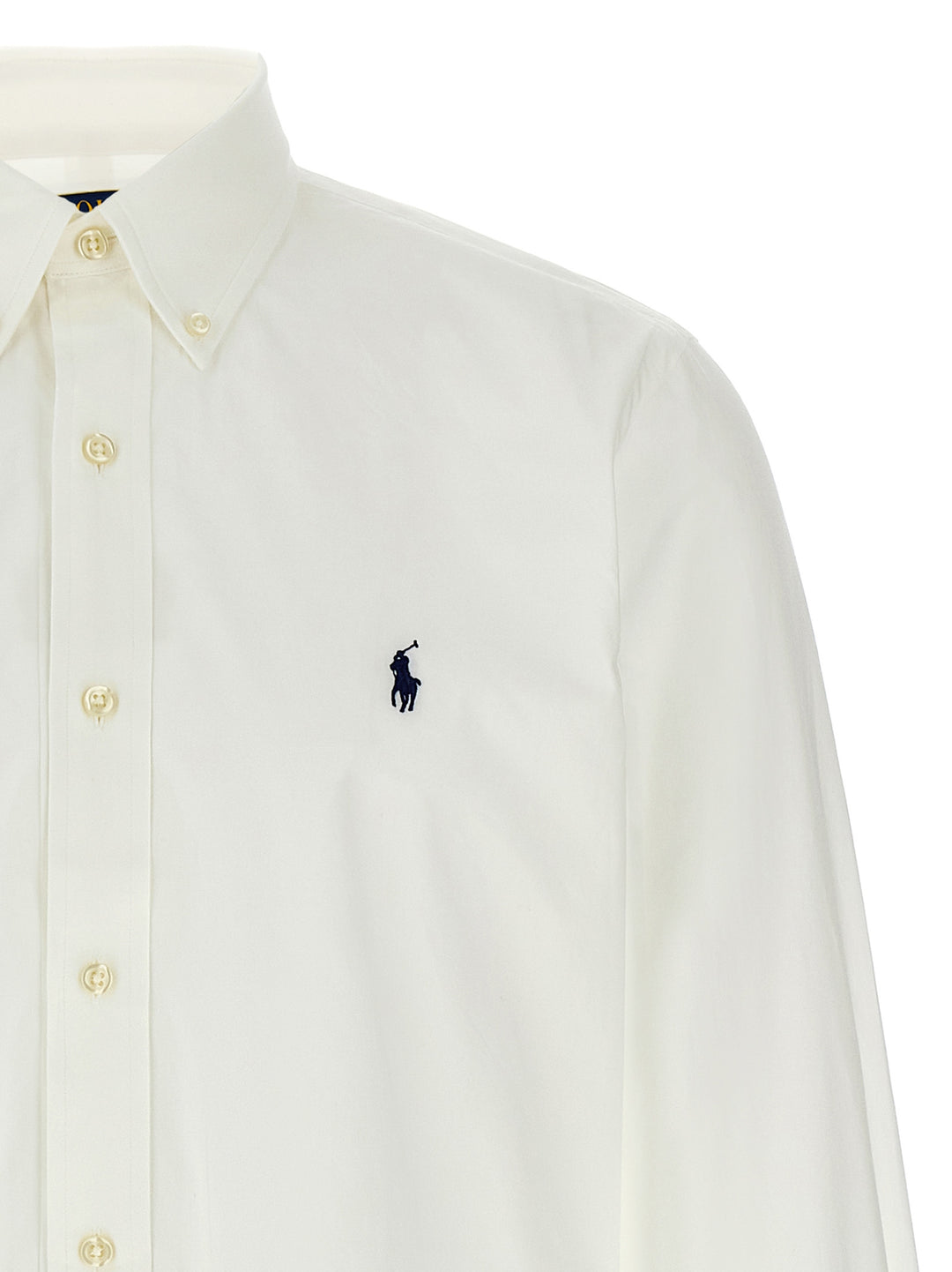 Logo Embroidery Shirt Camicie Bianco