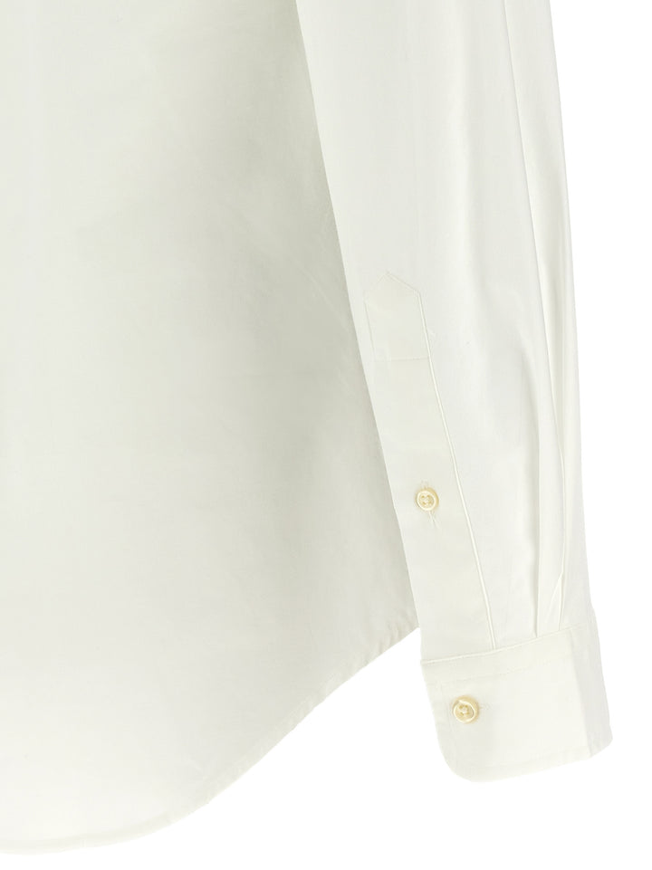 Logo Embroidery Shirt Camicie Bianco