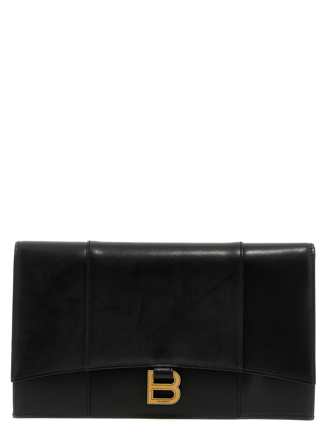 Hourglass Clutch Nero