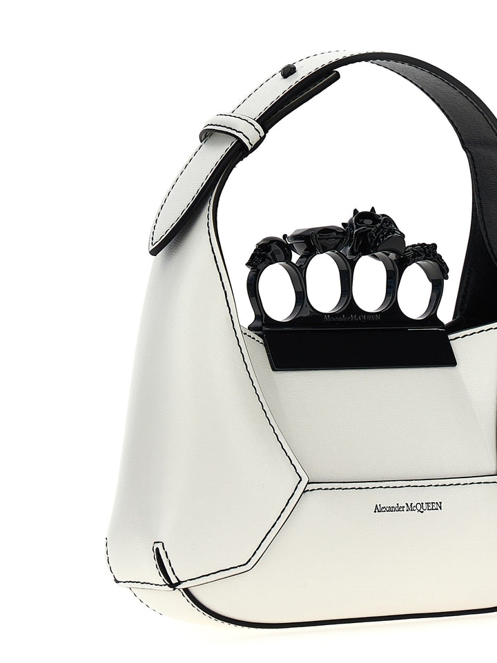 Mini The Jewelled Hobo Borse A Mano Bianco/Nero