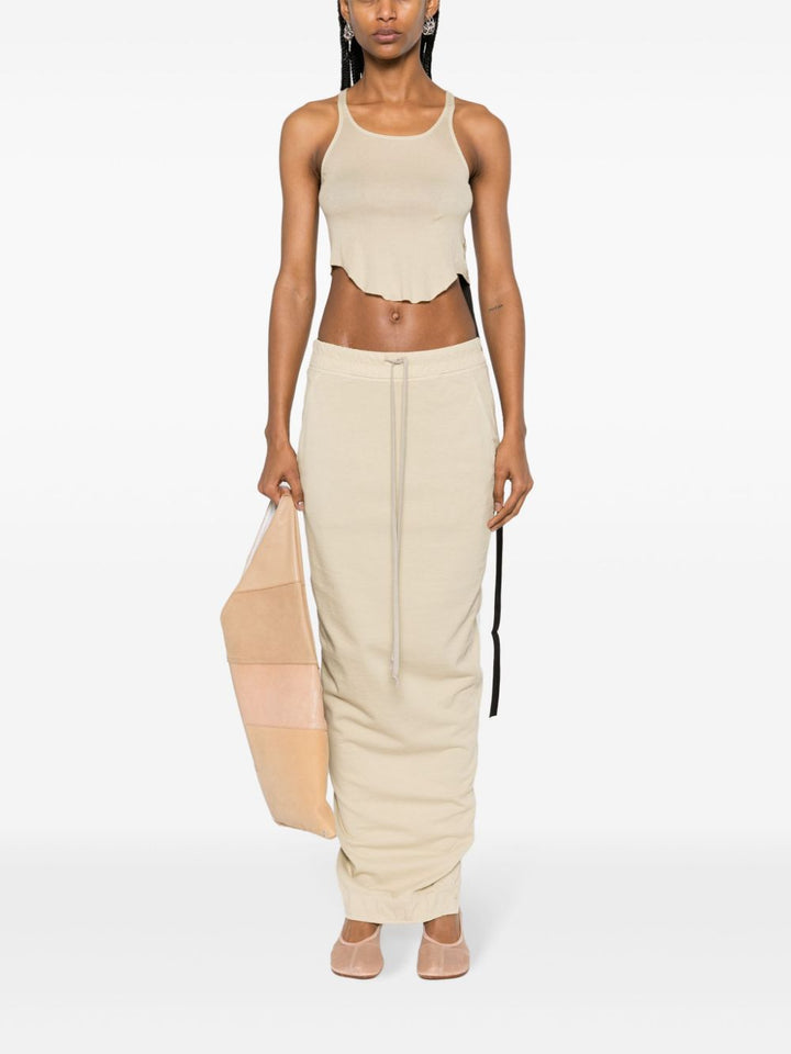 Top - basic tank cropped pearl