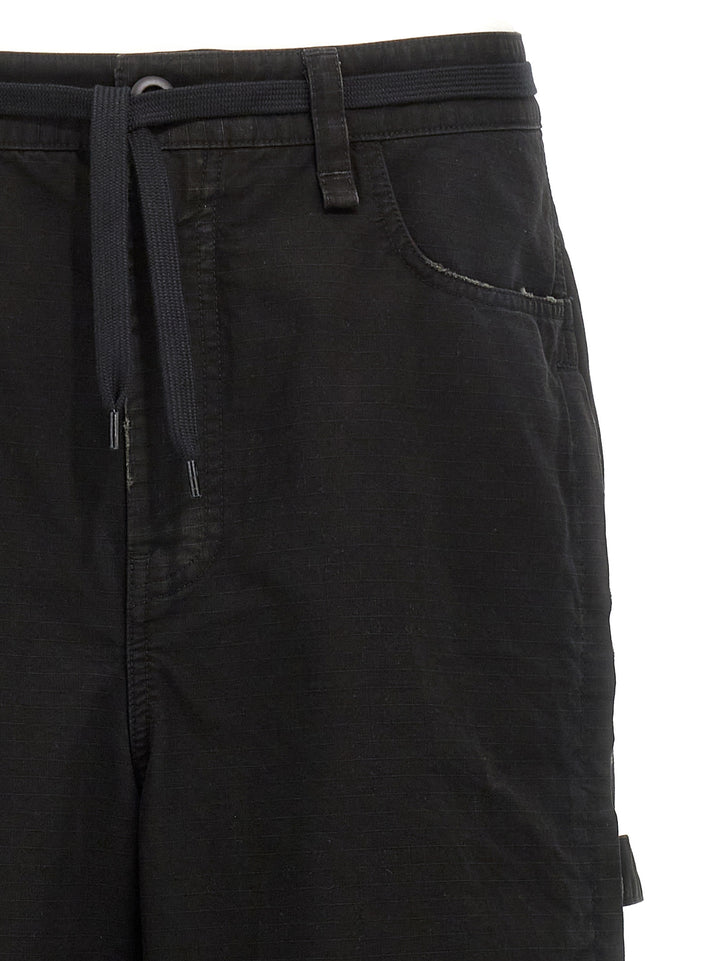 Cropped Skater Pantaloni Nero